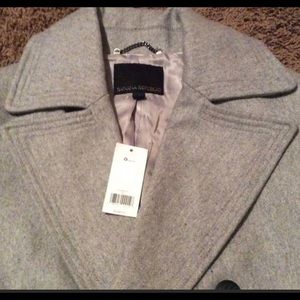 Banana republic grey peat coat. Brand new